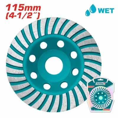 Disco De Concreto Turbo Segmentado 115Mmx 22.22 Mm Hole. 20 Mm De Ancho. TAC2411151