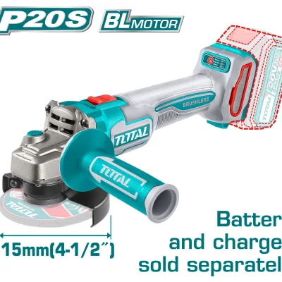 Flexible Inalámbrica 4-1/2" De Batería De Litio 20V. Lijadora Esmeriladora Angular No Incluye Batería Ni Cargador. UTAGLI21154
