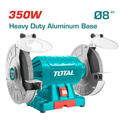 Esmeril De Banco 350W Diametro 200 Mm (8") 3450Rpm. Base De Aluminio Heavy Dutty 110-120V~60Hz. Cali. UTBG35020