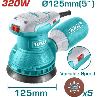Lijadora Orbital De 110-120V~50Hz-60Hz. Potencia 320W. Velocidad Max. 13000 Rpm. D De Pad: 125 Mm Circular Rotativa. UTF2131256