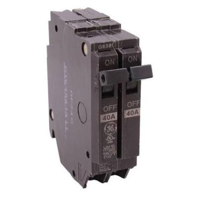 MINI BREAKER 2 POLO DE 40 AMP GENERAL ELECTRIC.