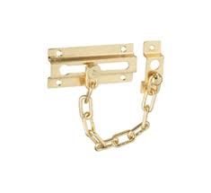 PICAPORTE CON CADENA DORADA 4-1/2, BESTVALUE.