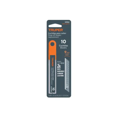 CUCHILLA DE REPUESTO 9MM (10PZ) 16962 TRUPER