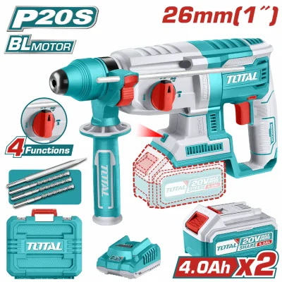 Taladro Rotomartillo 20V Motor Sin Escobillas. Perfora Concreto. Incluye Batería Y Cargador. Inalambrico UTRHLI202287
