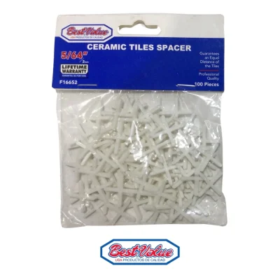 ESPACIADORES PARA CERAMICA 2MM (100 PIEZAS) BEST VALUE